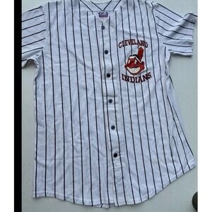 Vintage 90's Cleveland Indians MLB Jersey Off the Bench USA XL